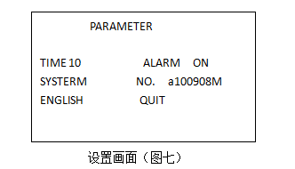 水内冷发电机绝缘测试仪设置画面